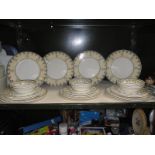 8 dinner plates,