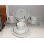 21 pieces of Royal Doulton Hampton Court teaware