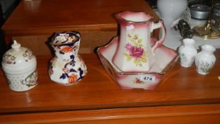 A small jug & bowl set,