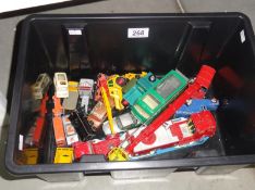 A collection of play worn Die-Cast model toy vehicles including Lesney, Dinky, Corgi & Matchbox etc.