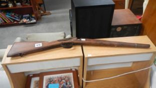 An early wooden gun stock