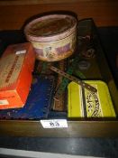 A box of old meccano.