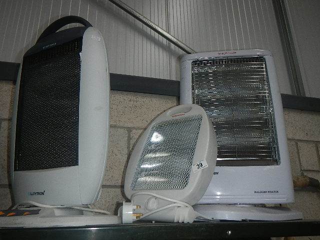 A quantity of electric heaters,