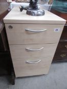 A 3 drawer chest,