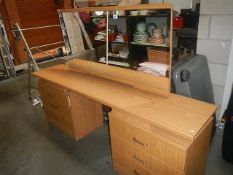 A laminate dressing table.