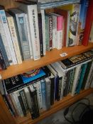 A quantity of antiquarian collectable and history reference books,. 3 shelves.