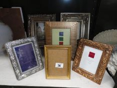 6 photograph frames