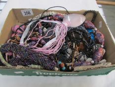 A mixed lot of necklaces etc.