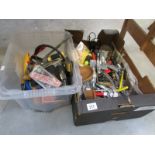 2 boxes of assorted tools.