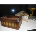 2 ornamental trinket boxes