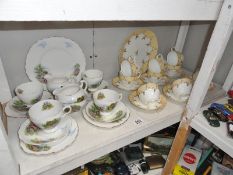 2 tea sets including river cottage scenes.