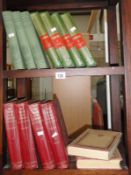 2 shelves of old books on farming, modern veterinary etc.