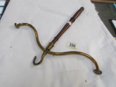 A Victorian coat hanger.