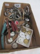 A quantity of watches and watch movement,