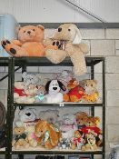 A large quantity of teddy bears etc.