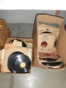 A large quantity of 78rpm records in 2 boxes consisting of dance band and classical (mostly
