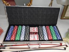 A poker/card game set (unopened).