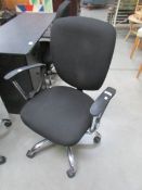 A good quality office chair.
