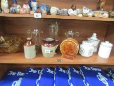 A mixed lot of glass and china,.