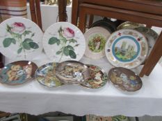 A mixed lot of plates including collector's.