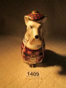 A Royal Crown Derby National dog, Scottish Terrier.