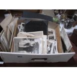 A box of old photographs.