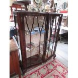 A mahogany astral glazed cabinet.