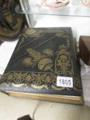 A Victorian photo album.