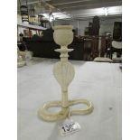 A cobra candlestick.