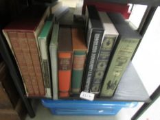 10 Folio books, some sealed on England and travel.