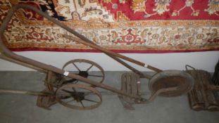 An old farming implement.