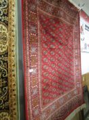 A Bokhara rug, 190 x 160 cm.