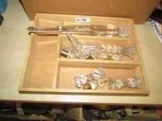 A quantity of glass chandelier droppers