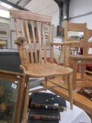 A Windsor chair.