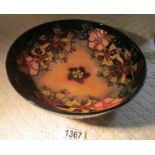 A 10" diameter Moorcroft 'Honeysuckle' bowl.