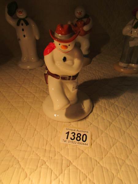 6 Coalport 'The Snowman' series figures. - Image 7 of 7