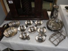 A quantity of Shaw Saville line shipping silver plate including some by Mappin & Webb.