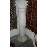 An old plaster column,