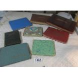 A collection of autograph books containing many watercolour paintings (see images).