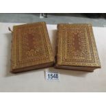 2 volumes 'Tomola' by George Elliot, 1863 copyright edition.