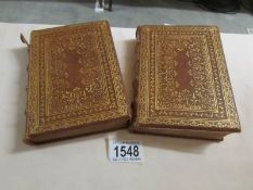 2 volumes 'Tomola' by George Elliot, 1863 copyright edition.