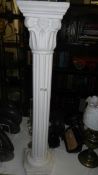 A plaster column,