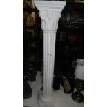 A plaster column,