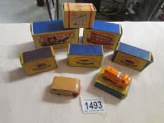 6 boxed early Lesney & Matchbox yesteryears and boxed Charbens die cast toys.