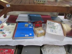 A large collection of various stamp albums and packs, Australia, Cinderella, empty albums etc.