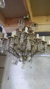 An old chandelier for restoration.