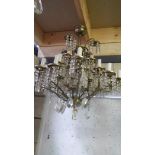 An old chandelier for restoration.