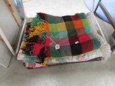 A quantity of blankets and throws,