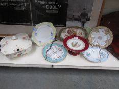 A tureen, cake stands etc.