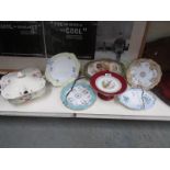 A tureen, cake stands etc.